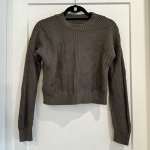 lululemon cropped crewneck sweater